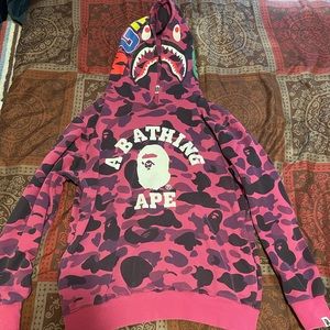 BAPE Purple Camo Hoodie